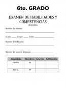 EXAMEN DE HABILIDADES Y COMPETENCIAS