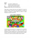 ASUNTO: INFORME CINECLUB PLEXTEVISION 2015-2.