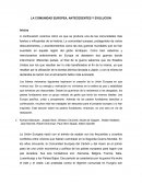 LA COMUNIDAD EUROPEA, ANTECEDENTES Y EVOLUCION.