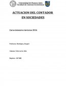 Actuacion del contador en sociedades