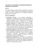 Los costos y su aplicación en las empresas.