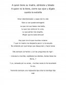 ENSAYO- A QUIEN TIENE SU MADRE