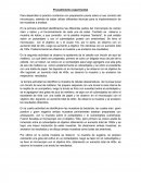 Procedimiento experimental.