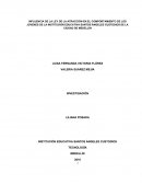 INFLUENCIA DE LA LEY DE LA ATRACCIÓN EN EL COMPORTAMIENTO DE LOS JOVENES DE LA INSTITUCIÓN EDUCATIVA