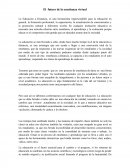 El futuro de la enseñanza virtual.