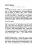 ARTICULO DE CONTEXTO COLOMBIANO