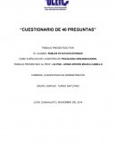 PSICOLOGIA ORGANIZACIONAL - CUESTIONARIO.