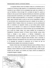 MIGRACIONES: MEXICO, ESTADOS UNIDOS. Página 1