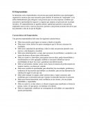 Investigación acerca del emprendedor