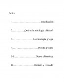 La Mitología clásica.