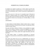 INCIDENTE DE LA TAJADA DE SANDIA.