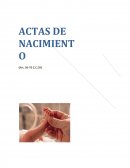 Constitucion. ACTAS DE NACIMIENTO