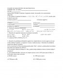 EXAMEN DE DIAGNOSTICO DE MATEMÁTICAS