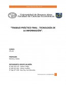 TRABAJO PRÁCTICO FINAL - TECNOLOGÍA DE LA INFORMACIÓN”.