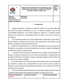 Manual de procedimiento de los análisis del agua, elaborados en la empresa “Lácteos Don Manuel” ubicada en Duaca, estado Lara