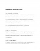 Comercio internacional. Se define como la actividad comercial entre dos países en donde un país exportador envía producto y/o servicios a un país importador.