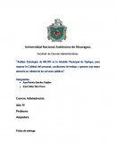 Mejora de los recursos humanos en la alcaldía de Tipitapa: Un estudio estratégico