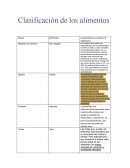 Conceptualizacion de alimentos.