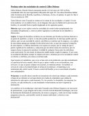 Apuntes sobre Posdata sobre las sociedades de control, Deleuze