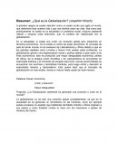 Resumen: ¿Qué es la Globalización? (Joachim Hirsch).