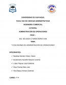 10 decisiones de administración de operaciones
