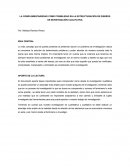 LA COMPLEMENTARIEDAD COMO POSIBILIDAD EN LA ESTRUCTURACIÓN DE DISEÑOS DE INVESTIGACIÓN CUALITATIVA