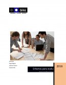 Criterios para evaluar trabajos escritos de la 1ª Prueba Solemne