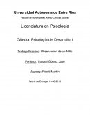 Observación de un Niño