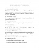 GUIA DE EXAMEN FILOSOFIA DEL DERECHO