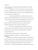 Cuál es la característica de la probabilidad, distribución de probabilidad y de las variables discretas y continuas?