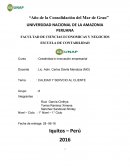 CALIDAD Y SERVCIO AL CLIENTE.