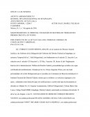 Amaparo directo encontra de laudos