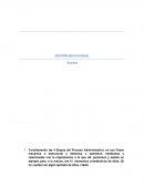 GESTIÓN EDUCACIONAL. 4 Etapas del Proceso Administrativo