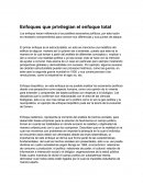 Enfoques que privilegian el enfoque total