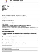 CONTROL LECTOR EL SEÑOR DE LAS MOSCAS