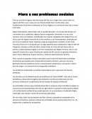 Piura y sus problemas sociales