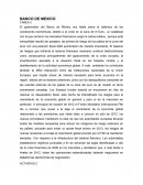 Banco de mexico,el deterioro de las condiciones económicas