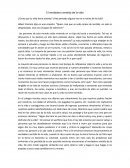 El verdadero sentido de la vida.