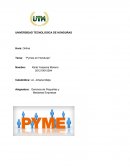 Pequenas empresas-Tema: “Pymes en Honduras”.