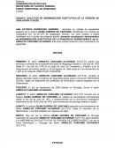 Indemnizacion sustitutiva