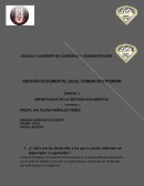 GESTIÓN DOCUMENTAL EN EL COMERCIO EXTERIOR UNIDAD 1