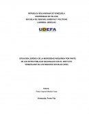 SITUACIÓN JURÍDICA DE LA MOROSIDAD ADQUIRIDA POR PARTE DE LOS ENTES PÚBLICOS NACIONALES CON EL INSTITUTO VENEZOLANO DE LOS SEGUROS SOCIALES (IVSS).