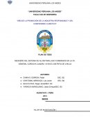 Plan de investigación: Rediseño del alcantarillado sanitario y pluvial en Chilca