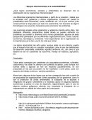 Apoyos internacionales a la sustentabilidad.