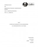 FACTORES QUE DETERMINAN LA CULTURA ORGANIZACIONAL PARA LA EMPRESA EN QUE TRABAJO Y COMO ESTAS NOS DIFERENCIAS DE LOAS DEMAS