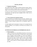 FACTORES QUE HAN SURGIDO EN LAS POSTRIMERIAS DEL SIGLO XX.