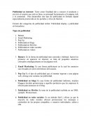 Comercio Electronico. Publicidad en internet