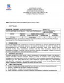 NTERVENCIÓN Y TRATAMIENTO PSICOLÓGICO CLÍNICO