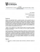 Parámetros físicos y químicos: sólidos totales, sólidos disueltos totales y sólidos suspendidos totales.