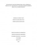 ESTRATEGIAS DE GESTIÓN ORGANIZACIONAL PARA LA EMPRESA EL TOMATICO S.AS LOCALIZADA EN LA LOCALIDAD DE ENGATIVA BARRIÓ EL MUELLE DE LA CIUDAD DE BOGOTÁ.